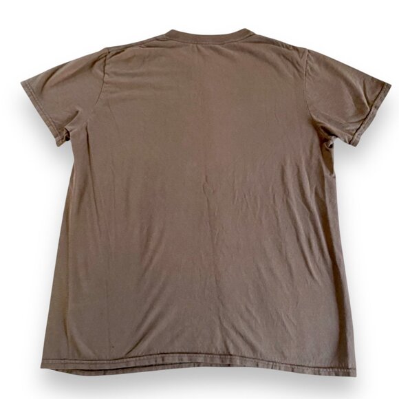 Threadless T Shirt Geometry of Sunrise Forest Distressed Design Unisex Medium? - Picture 3 of 7